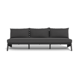 MLB Aluminum 3 Seat Armless Sofa