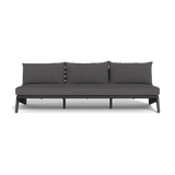 MLB Aluminum 3 Seat Armless Sofa