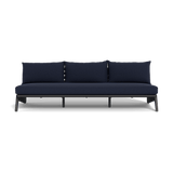 MLB Aluminum 3 Seat Armless Sofa