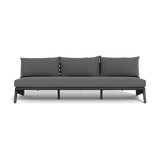 MLB Aluminum 3 Seat Armless Sofa