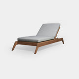 MLB TEAK Slatted Sun Lounge
