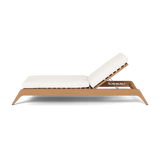 MLB TEAK Slatted Sun Lounge