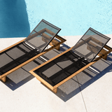 MLB TEAK Sun Lounge