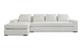 Thomas Left Sectional Ivory