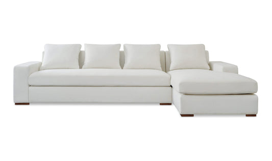 Thomas Right Sectional Ivory