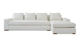 Thomas Right Sectional Ivory