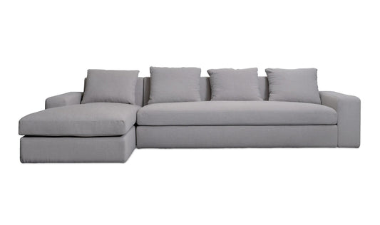 Thomas Left Sectional Grey