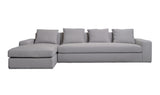 Thomas Left Sectional Grey
