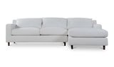 Hutton Right Sectional White