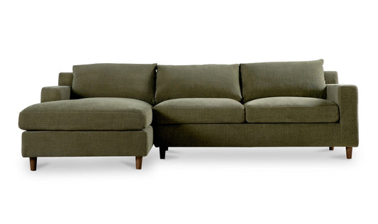 Hutton Left Sectional Olive