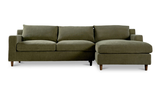 Hutton Right Sectional Olive