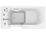 ANZZI Value Series 26 in. x 53 in. Quick Fill Walk-In Whirlpool and Air Tub in White