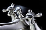ANZZI Major Centerset Faucet, Dual Lever Control, 1.2 GPM WaterSense Certified, Rhino Alloy Solid Brass, Various Finishes