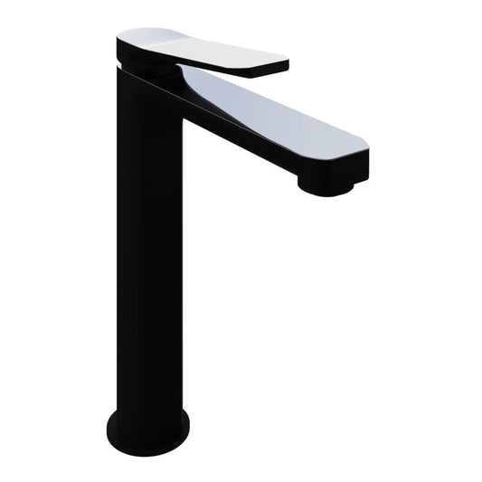 ANZZI Ultra-Modern Vessel Sink Faucet, Single Hole High Arc Spout (9.76" H), 1.2 GPM Water-Saving, Durable Brass Construction, Rhino-Alloy Certified, Various Finishes