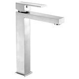 ANZZI Enti Elegant Vessel Sink Faucet (8.87" H), Single Hole, Rhino Alloy Solid Brass, with Rust Resistant Finish, Various Finishes