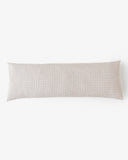 Body pillowcase in Natural gingham