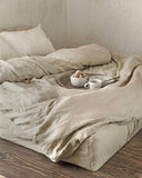 Natural linen sheet set (4 pcs)