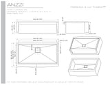 Elysian Farmhouse Stainless Steel 36 in. Single Bowl Kitchen Sink in Brushed Satin
