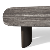 Newport Aluminum Rectangle Coffee Table 76"