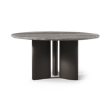 Newport Aluminum Round Dining Table 60"