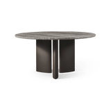 Newport Aluminum Round Dining Table 60"