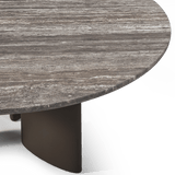 Newport Aluminum Round Dining Table 60"