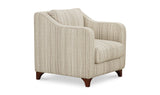 Hewitt Accent Chair Beige Stripe