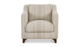 Hewitt Accent Chair Beige Stripe