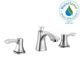 ANZZI Sonata Widespread Faucet, Dual Lever Control, 1.2 GPM WaterSense & ADA Certified, Rhino Alloy Solid Brass, Various Finishes