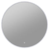 ANZZI Round LED Smart Mirror (24, 28, or 32 in. Diam.), Copper-Free, Adjustable CCT, Built-in Defogger, UL-Certified Electronics, IP44 Rated