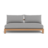 PACIFIC TEAK 2 Seat Armless Sofa