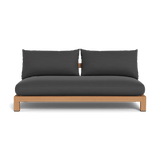PACIFIC TEAK 2 Seat Armless Sofa