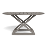 Pacific Aluminum Round Dining Table 60"