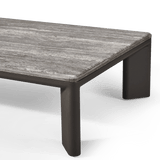 Palm Beach Aluminum Rectangle Coffee Table