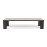 Palm Beach Aluminum Rectangle Coffee Table