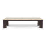 Palm Beach Aluminum Rectangle Coffee Table