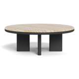 Palm Beach Aluminum Round Coffee Table