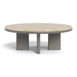 Palm Beach Aluminum Round Coffee Table