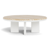 Palm Beach Aluminum Round Coffee Table