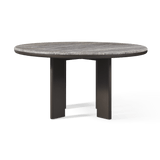 Palm Beach Aluminum Round Dining Table 60"