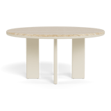 Palm Beach Aluminum Round Dining Table 60"