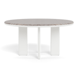 Palm Beach Aluminum Round Dining Table 60"
