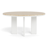 Palm Beach Aluminum Round Dining Table 60"