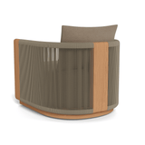 Palm Beach Teak Swivel Lounge Chair