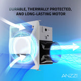 Broad Series 150 CFM Ceiling Mount Bathroom Exhaust Fan with Brilliant LED Light and ENERGY STAR in Soothing White