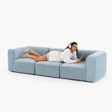 Philo Performance Velvet Low Profile Modular Sofa (3-Seater)
