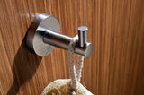 ANZZI Caster Single Robe Hook, RHINO ALLOY Certified Stainless Steel & Zinc, Scratch Resistant Surface, 4 lb. Capacity, Multiple Finishes