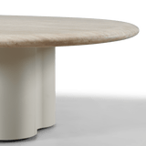 Porto Aluminum Pill Coffee Table 64"