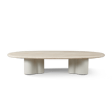 Porto Aluminum Pill Coffee Table 64"