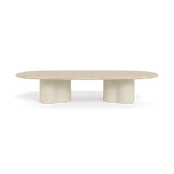 Porto Aluminum Pill Coffee Table 64"